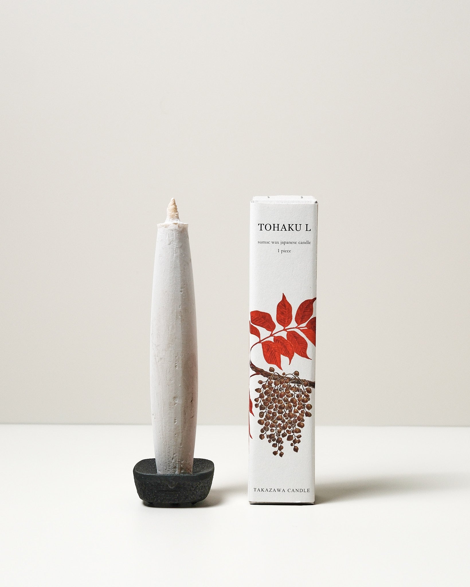Takazawa Handmade Japanese Candles - 100% Sumac Wax Candles Large