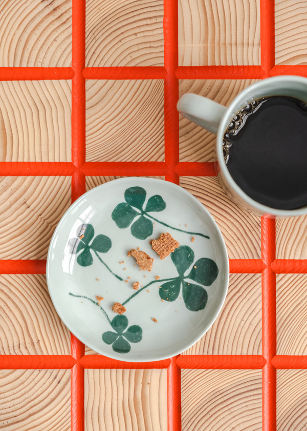 Clover Saucer, Green