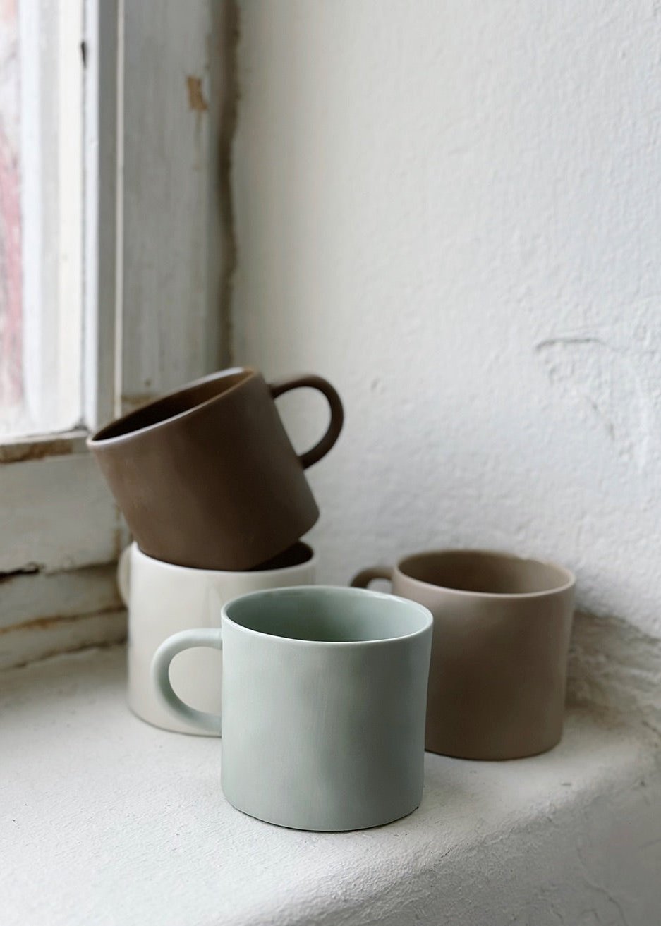 Kajsa Cramer Mug with Ear, White – RE:FORM