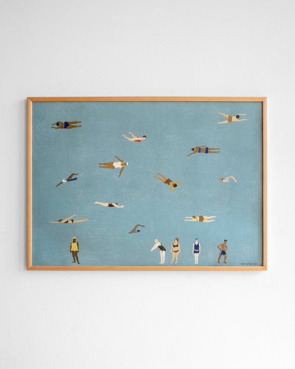 Swimmers Poster (Large)