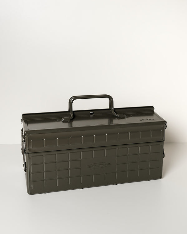 Toyo Steel Cantilever Toolbox ST-350 - Moss Green