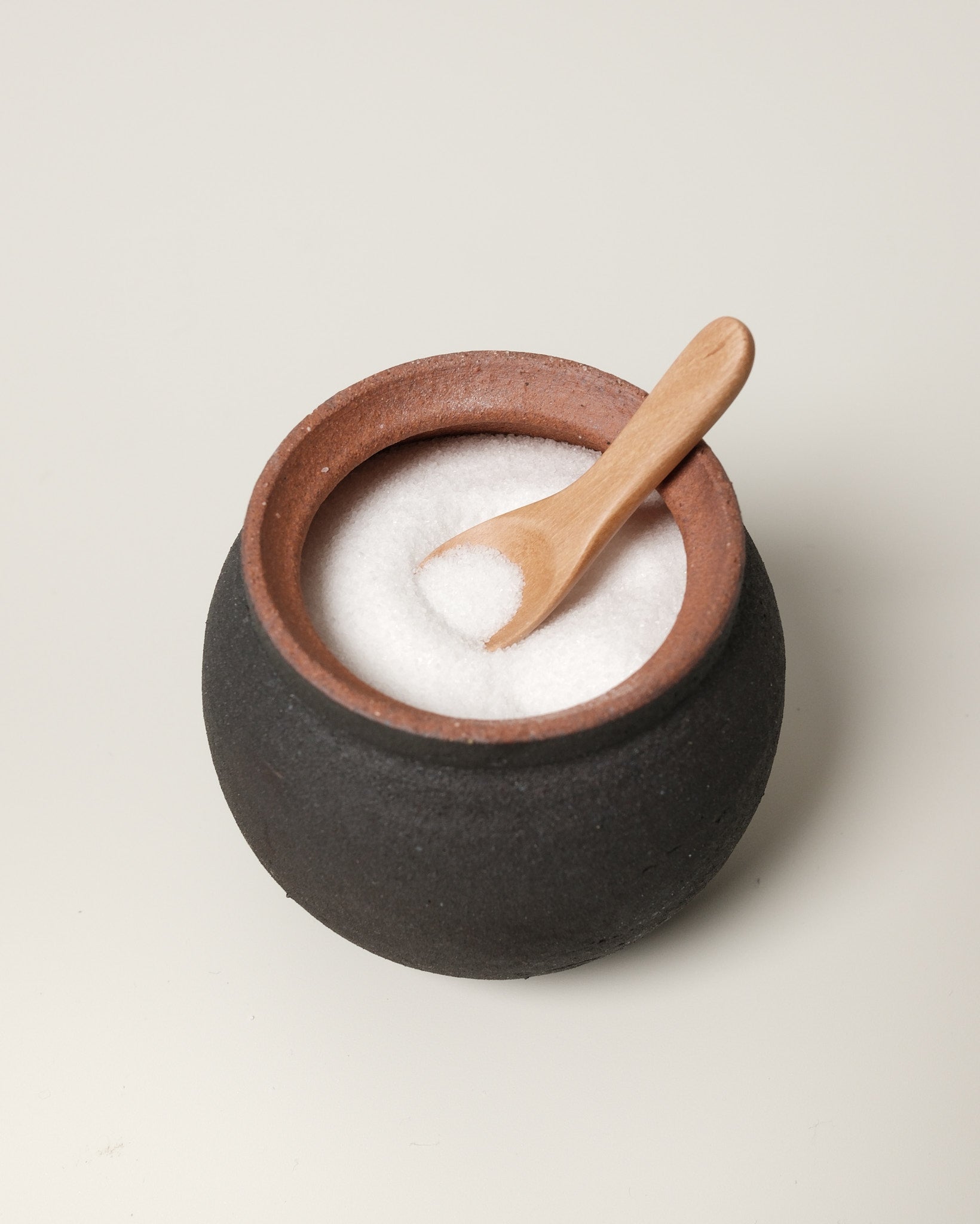 Hechimon Ceramic Salt Jar | Japanese Handcrafted Moisture Control ...