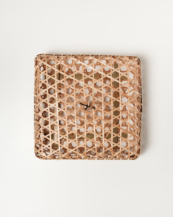 Handwoven Bamboo Basket with Lid