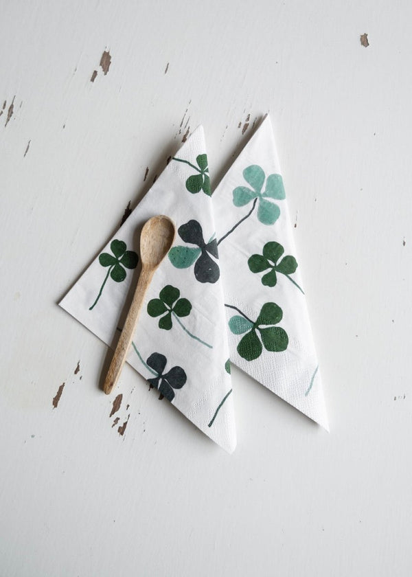 Paper Napkin Clover