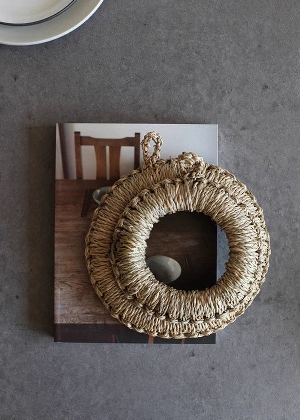 Japanese Seagrass Trivet Ø21 cm