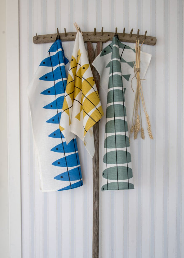 Almedahls Sill Tea Towel- Blue